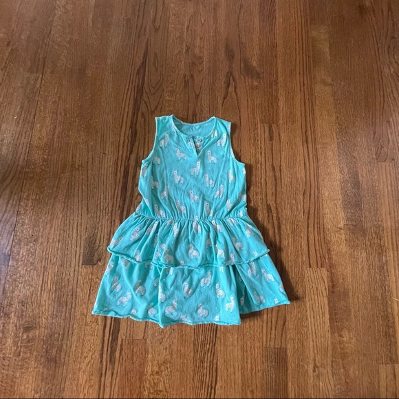EGG Susan Lazar Llama Briana Ruffle Dress, Size 5 - Picture 3 of 7